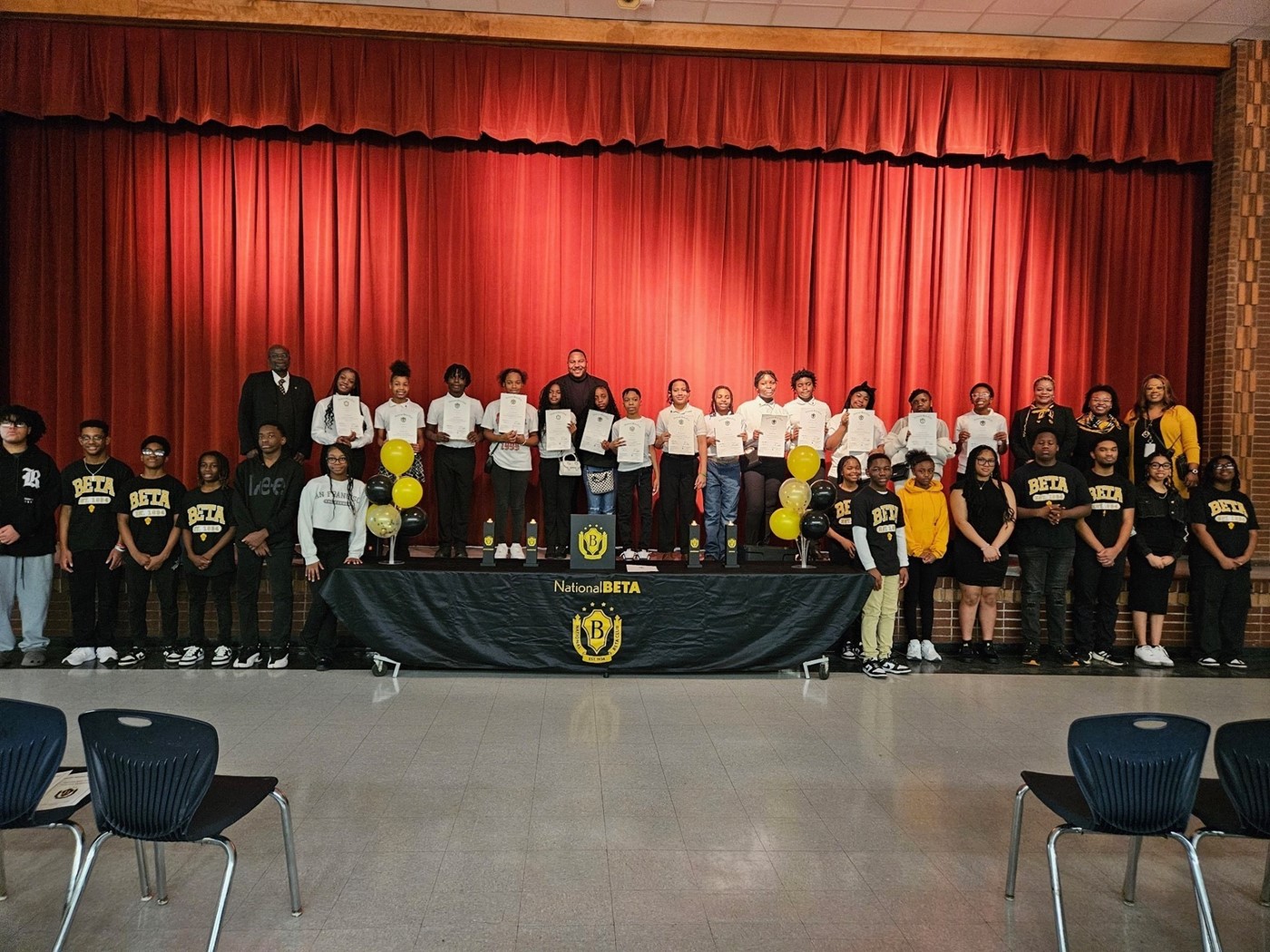 Cafeteria Beta Club Celebration